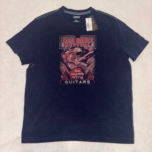 Daniel Cremieux Navy Graphic Tee, size Large